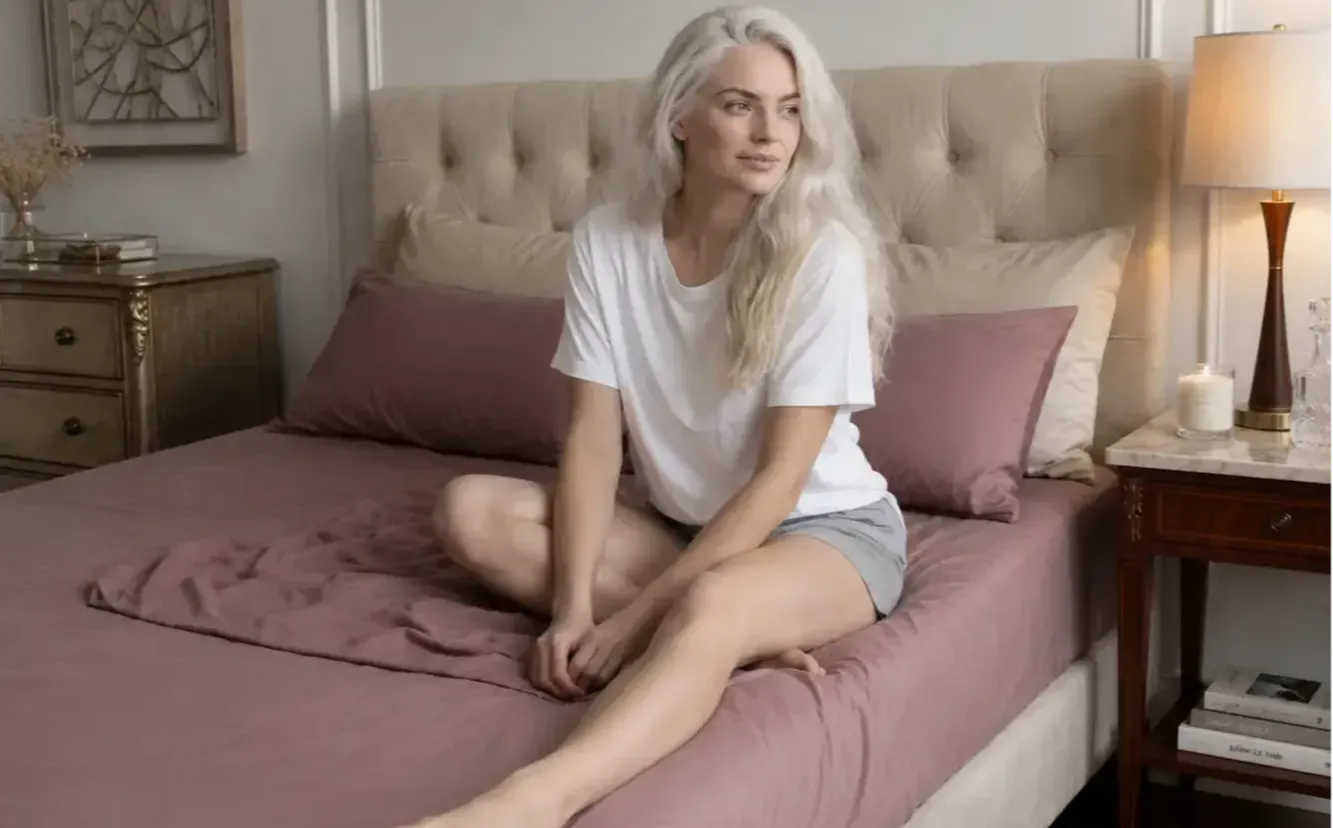 Girl sitting on Miracle Sheets